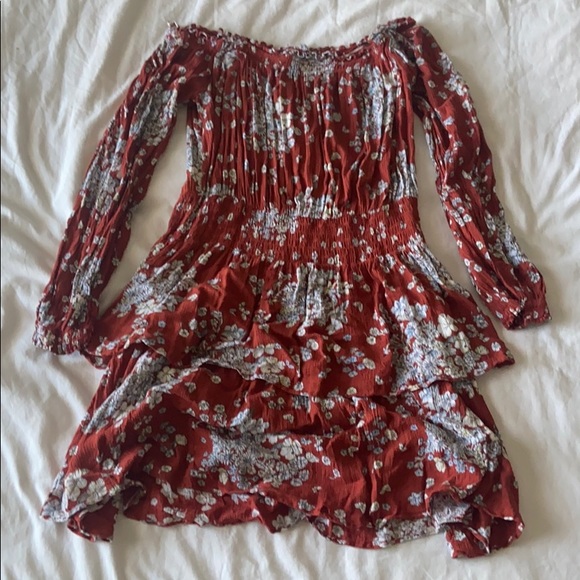 Urban outfitters off the shoulder floral dress - Picture 1 of 2